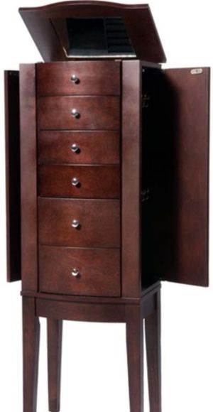 Powell Furniture Louis Philippe Marquis Cherry Jewelry Armoire 508