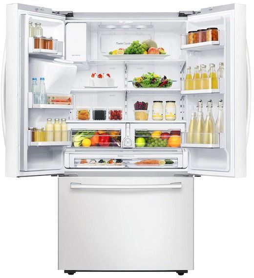 Samsung 28 Cu. Ft. French Door Refrigerator-White 7