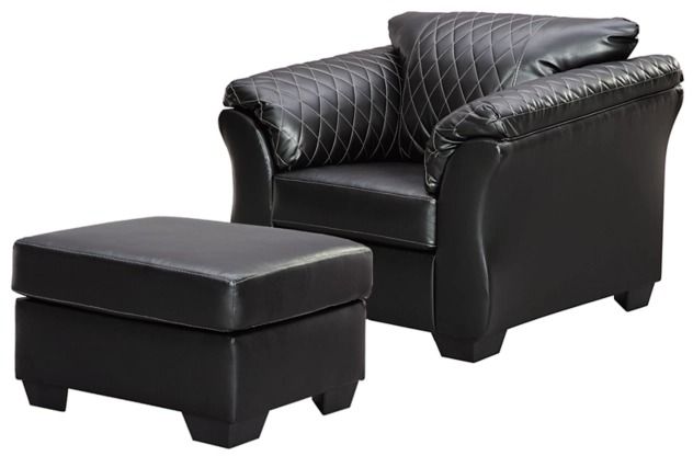 betrillo black ottoman