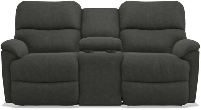 La-Z-Boy® Trouper Ink Power Reclining Loveseat with Headrest and Console