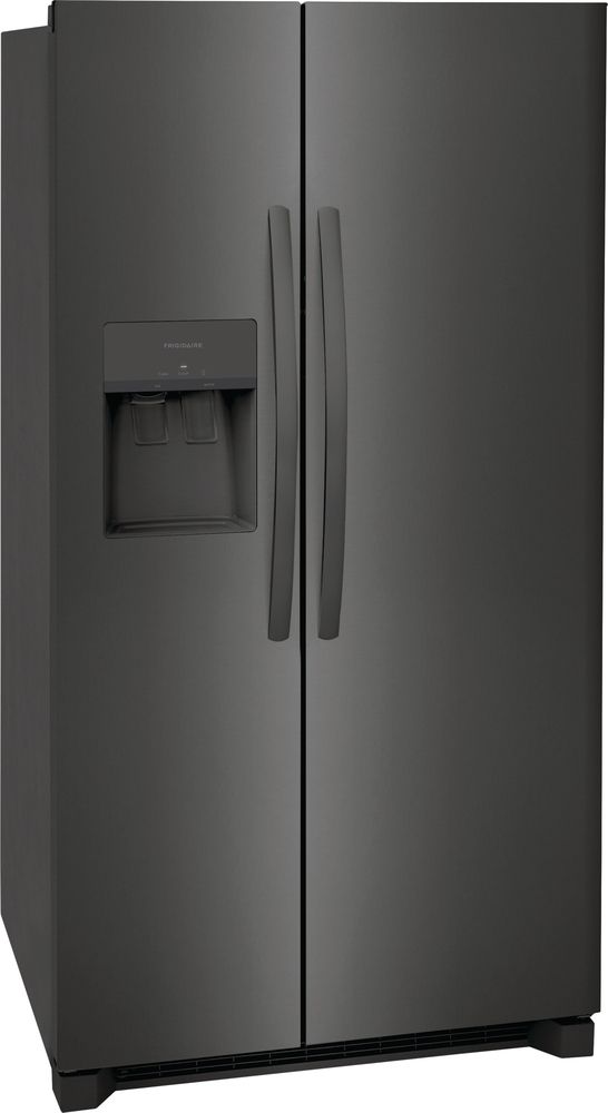 Frigidaire® 25.6 Cu. Ft. Black Stainless Steel Side-by-Side Refrigerator 1