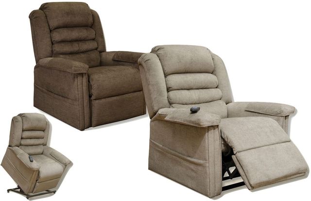 iAmerica Invincible Power Lift Full Lay-Out Chaise Recliner-3