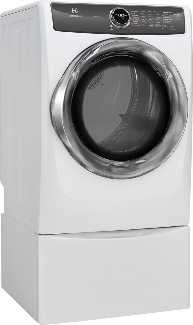 Electrolux Laundry 8.0 Cu. Ft. Island White Front Load Gas Dryer 5