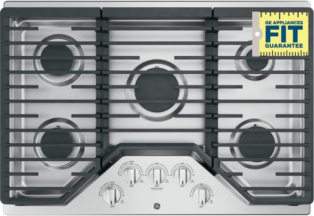 GE® 30" Stainless Steel Gas Cooktop 10