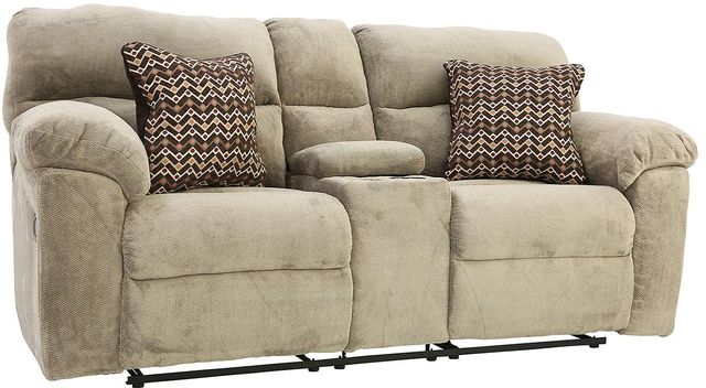 Affordable Furniture Chevron Seal Reclining Loveseat-0