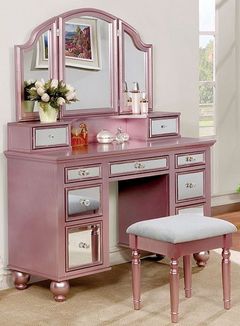 Furniture of America® Tracy Rose Gold Vanity