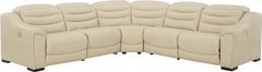 Signature Design by Ashley® Center Line 7-Piece Cream Power Reclining Sectional