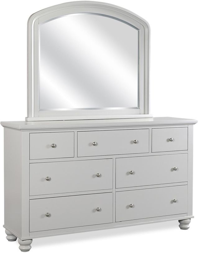 Aspenhome® Cambridge Light Gray Paint Double Dresser Mirror 2