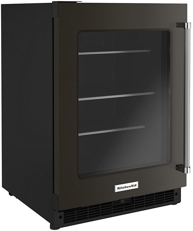 Réfrigérateur sous le comptoir de 24 po KitchenAid® de 5,2 pi³ - Acier inoxydable noir 3