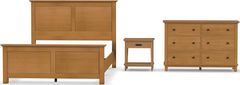 homestyles® Oak Park 3-Piece Brown Queen Panel Bed Set