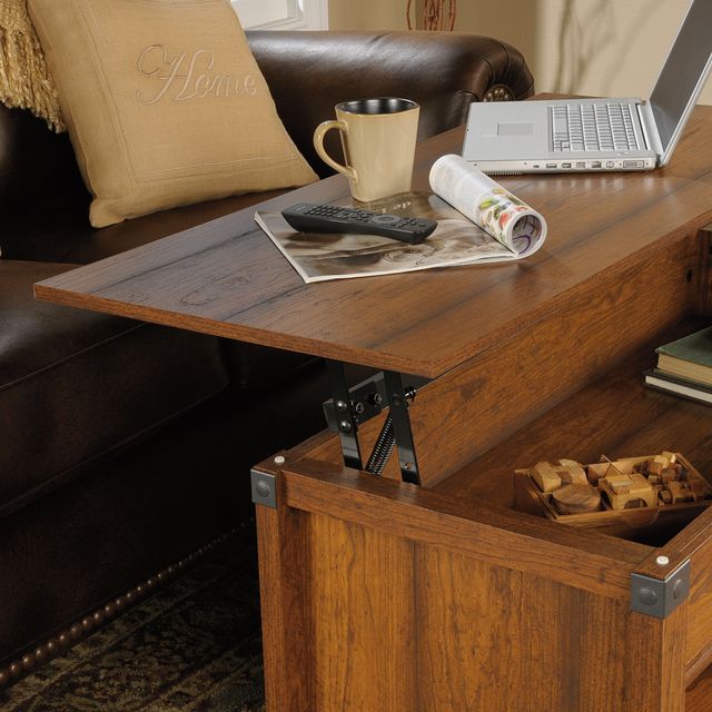 Sauder® Carson Washington Cherry LiftTop Coffee Table Pieratt's