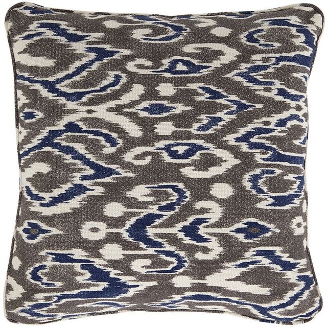Signature Design by Ashley® Kenley Blue and Brown Pillow