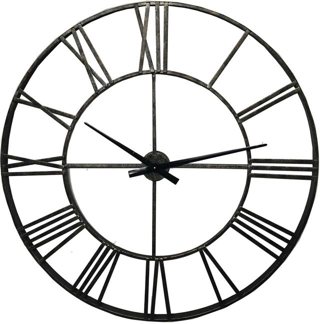 Signature Design by Ashley® Paquita Antique Silver Wall Clock | Crane's ...