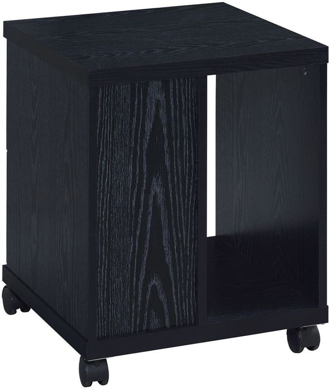 Coaster® Russell Black Oak 2-Drawer CPU Stand-3