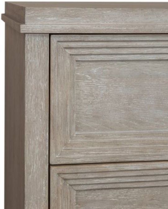 Liberty Belmar Washed Taupe & Silver Champagne Nightstand 6