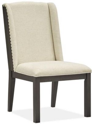 Magnussen Home® Sierra 2-Piece Obsidian Dining Side Chair Set with Upholstered Seat & Back