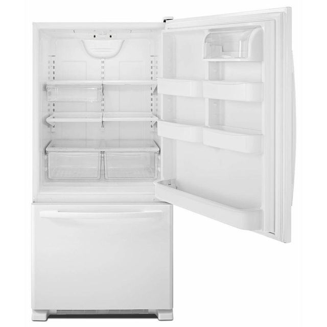 Amana® 22.1 Cu. Ft. White Bottom Freezer Refrigerator-2