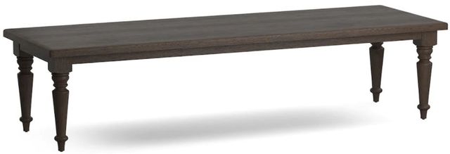 Bassett® Furniture Farmhouse Espresso Oak 126" Leg Dining Table