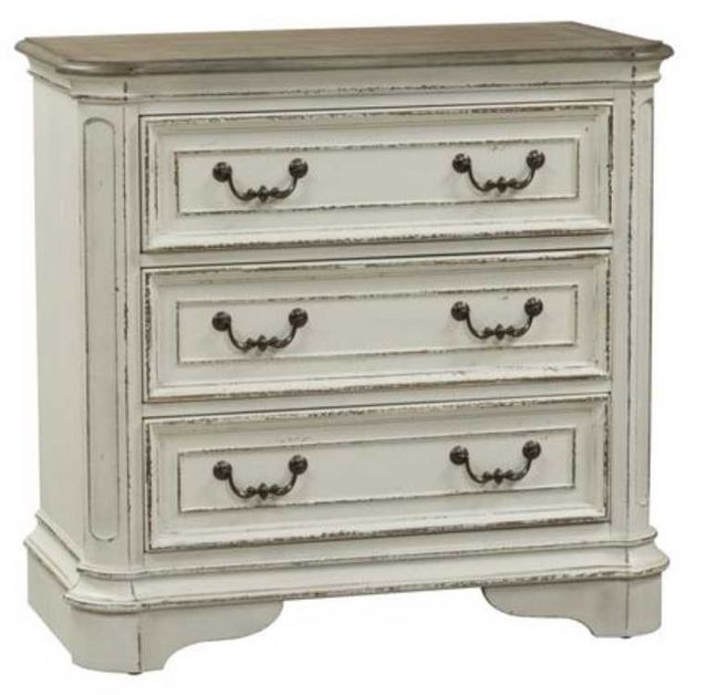 Liberty Magnolia Manor Three Drawer Bedside Chest With Charging Station 10