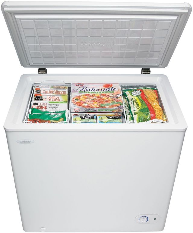 Danby® 5.5 Cu. Ft. White Chest Freezer 2