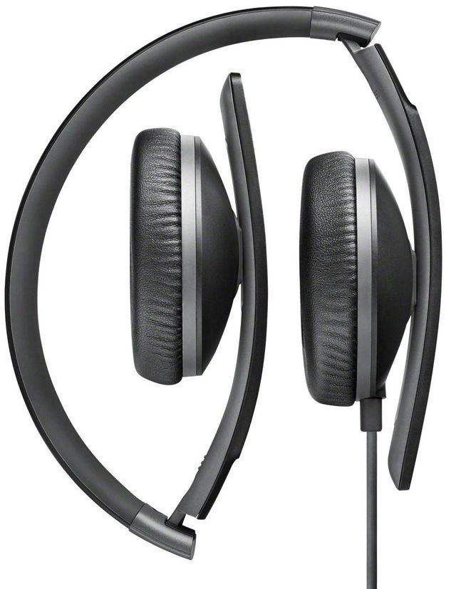 Sennheiser HD 2 Black Wired On-Ear Headphones 3
