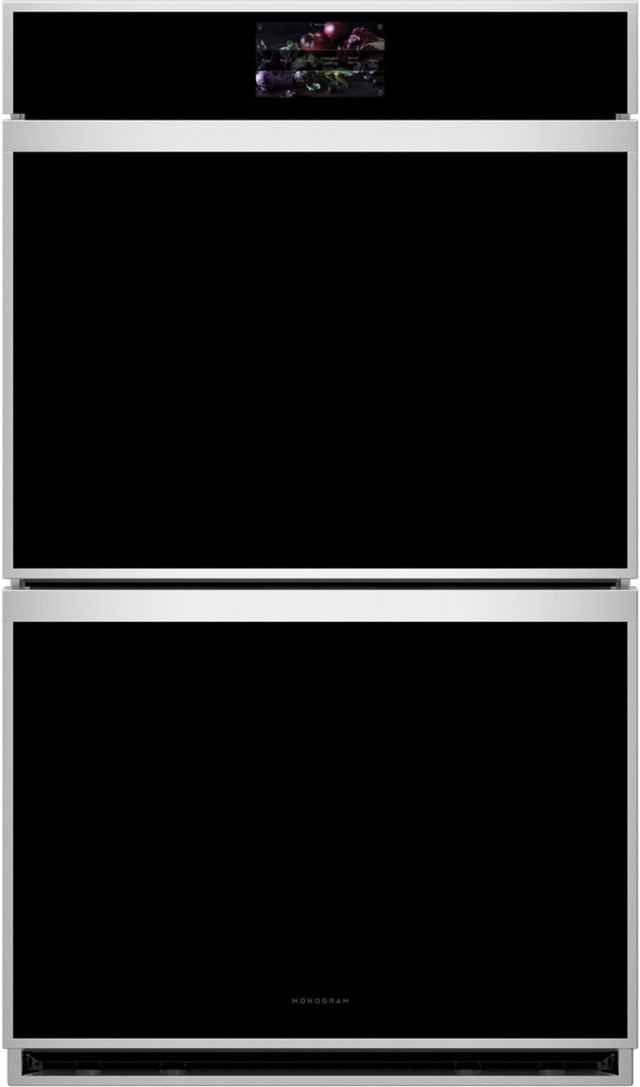 Monogram® Minimalist Collection 30" Stainless Steel Double Electric Wall Oven-0