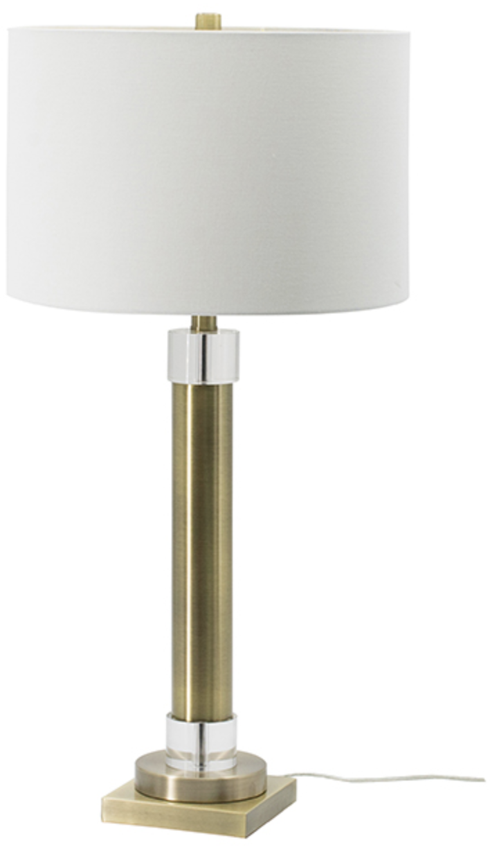 A & B Home Brass Table Lamp