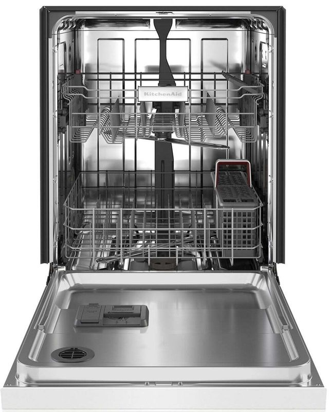 KitchenAid® 24" White Built In Dishwasher 1