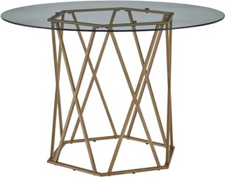 Signature Design by Ashley® Wynora Gold Dining Table