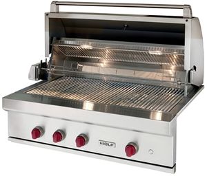 Wolf® Built In Grill Natural Gas Stainless Steel