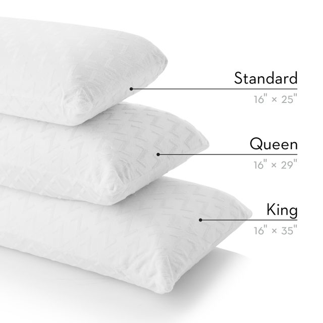 Malouf® Z® Dough® Firm Low Loft Queen Pillow 5