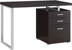 Coaster® Brennan Cappuccino 3-Drawer Office Desk