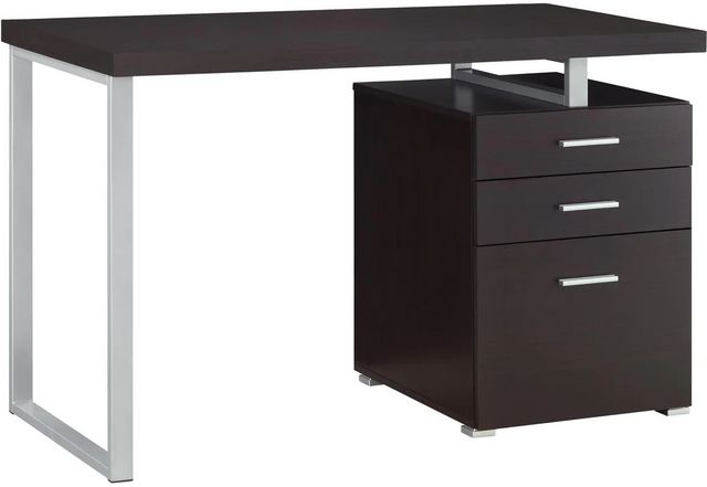 Coaster® Brennan Cappuccino 3-Drawer Office Desk-0