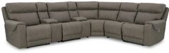 Signature Design by Ashley® Starbot 7-Piece Fossil Power Reclining Sectional