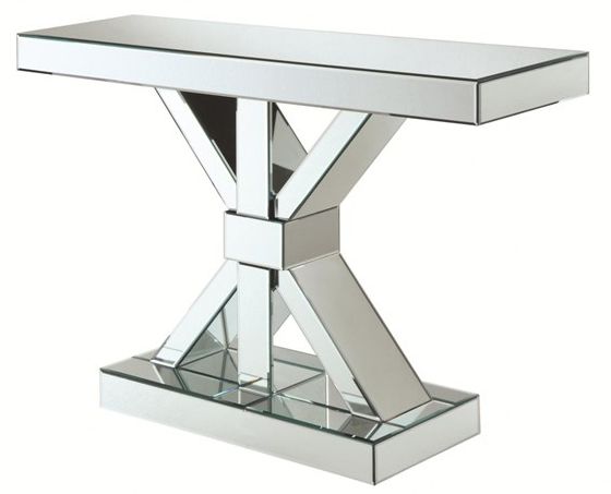 Coaster® Reventlow Mirror X-Shaped Base Console Table