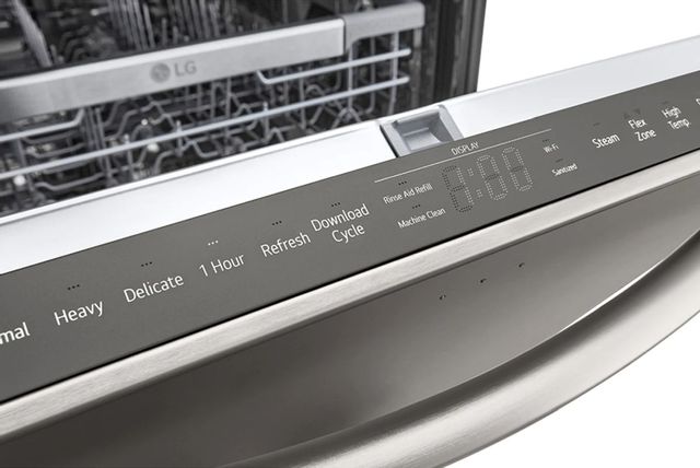 LG 24" Black PrintProof® Stainless Steel Top Control Built In Dishwasher 3