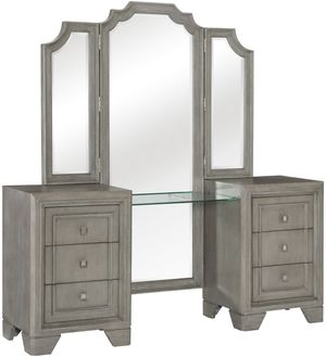Homelegance® Colchester Gray Vanity Dresser With Mirror