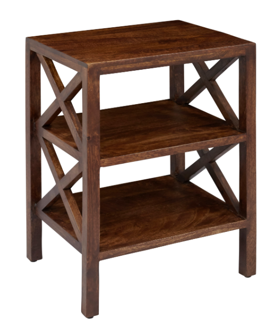 Jofran Inc. Global Archive Solid Mango Archive X Side Accent Table-1