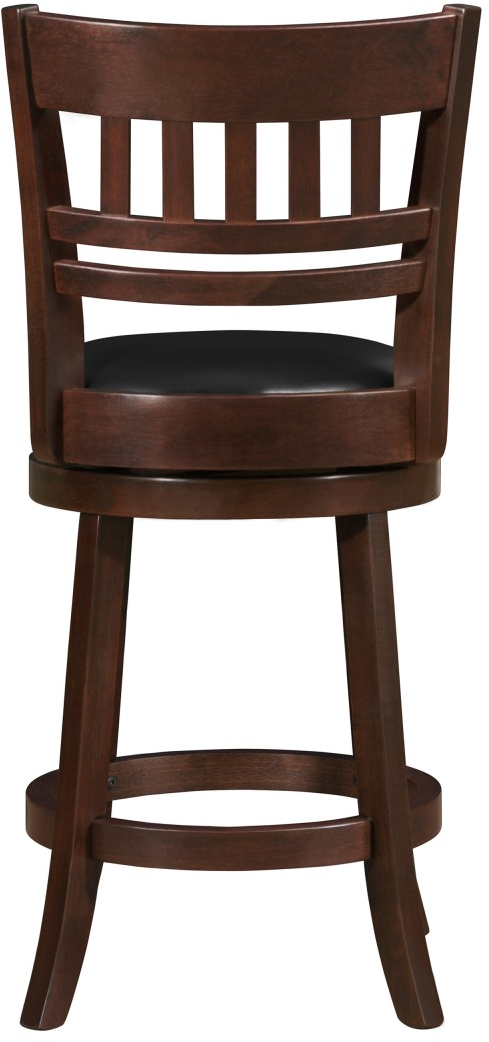 Homelegance® Edmond Dark Cherry Swivel Pub Chair-3