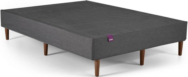 Purple® The Purple™ Charcoal/Walnut King Foundation Platform Bed Frame-0