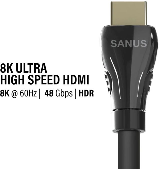 Sanus® 4.0 m Black Ultra High Speed HDMI Cable 5