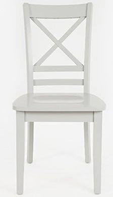 Jofran Inc. Simplicity Dove “X” Back Dining Room and Kitchen Side Chair 2