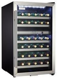 Danby® 20" Black with Stainless Steel Wine Cooler