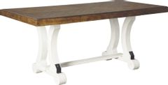 Signature Design by Ashley® Valebeck White/Brown Dining Room Table