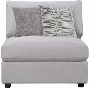 Coaster® Grey Armless Chair