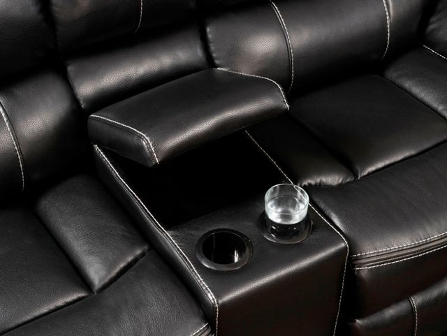 Coaster® Willemse Black 3 Piece Reclining Living Room Set 8