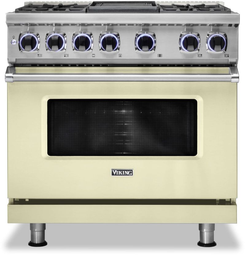 cream range gas cooker