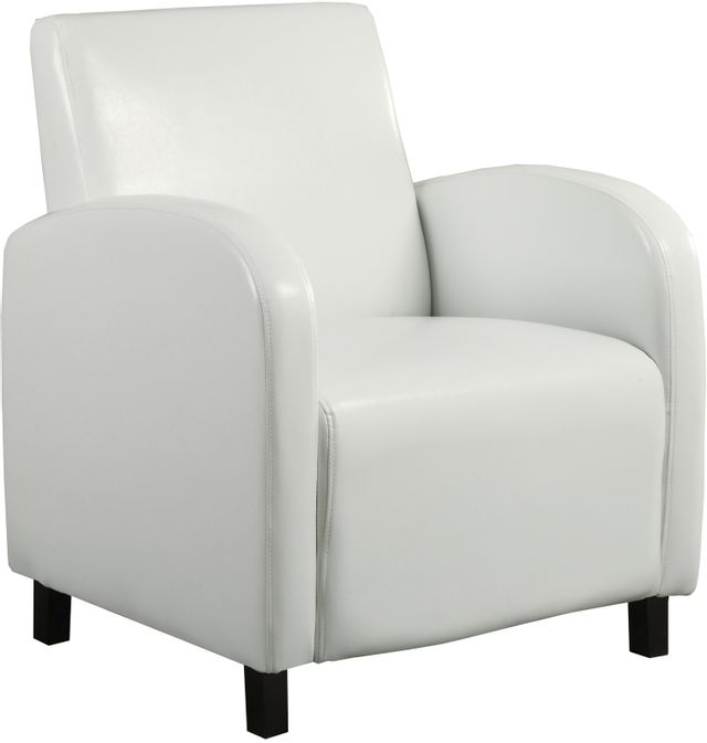 Chaise d'appoint en tissu blanc Monarch Specialties®