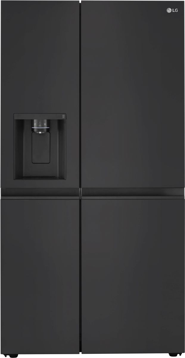LG 27.2 Cu. Ft. Smooth Black Side-by-Side Refrigerator-0