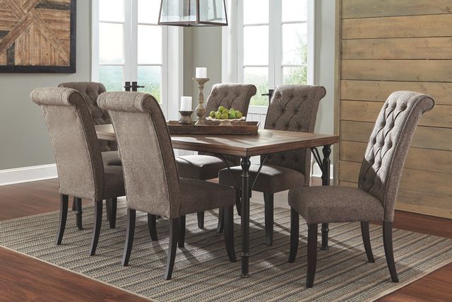 Signature Design by Ashley® Tripton Graphite Dining Upholstered Side Chair 8